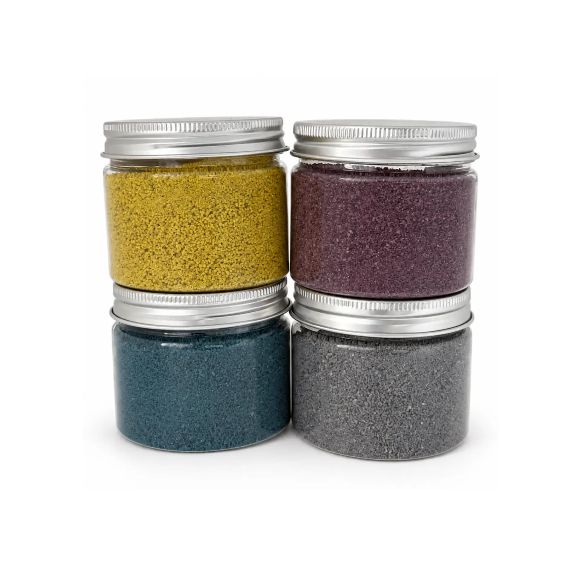 Sunset Coast collection: Golden Saffron, Plum Velvet, Caribbean Reef, Lavender Mist